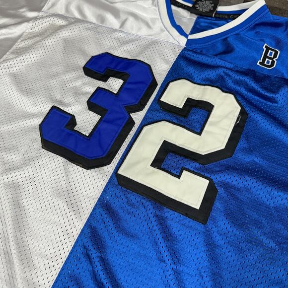 City Athletics Brooklyn Jersey XXL #32 Blue/White New York Rap HIp Hop - Picture 9 of 9